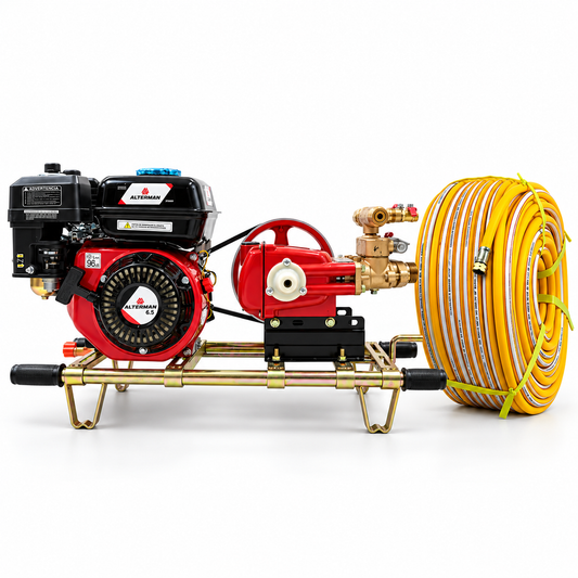 Estacionaria 45L, motor 6.5 HP sin graseras, Automatica Alterman