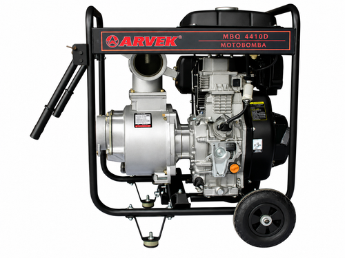 Motobomba Diesel 4" x 4" pulgadas Caudal Motor 10 hp Arvek