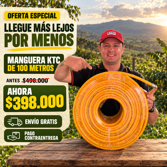 Manguera de Fumigación KTC 3480psi 5Cap 8.5mm x 100mt