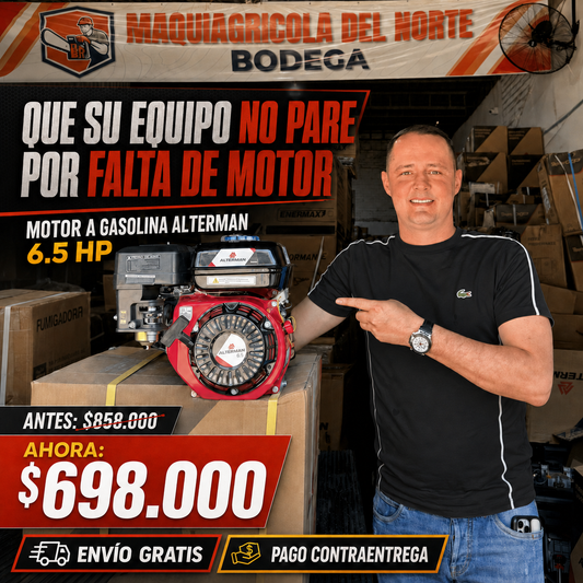 Motor a Gasolina 6.5HP Alterman