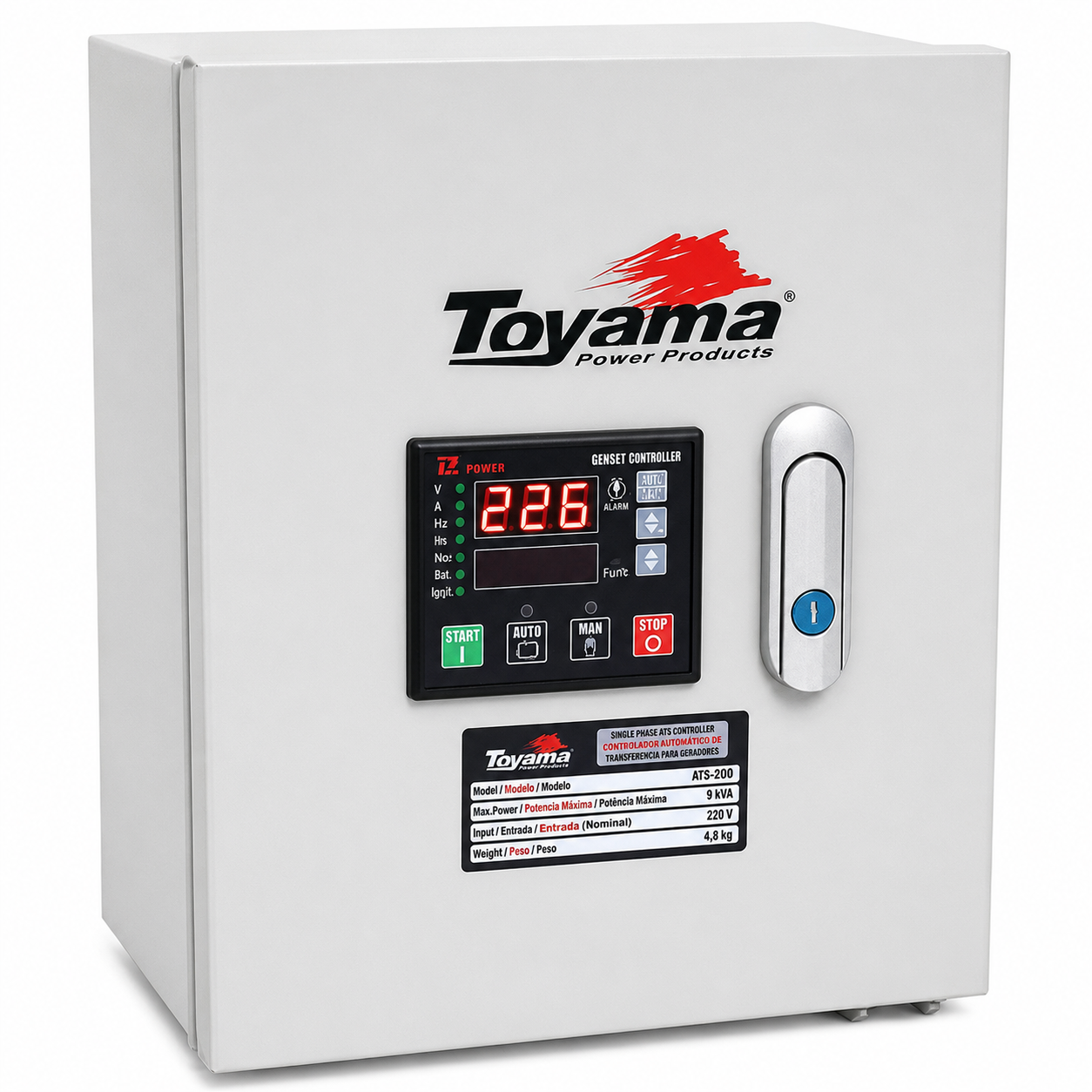 GENERADOR TOYAMA XP - TDG8500SLE3DXP DIESEL / TRIFASICO (CON ATS)