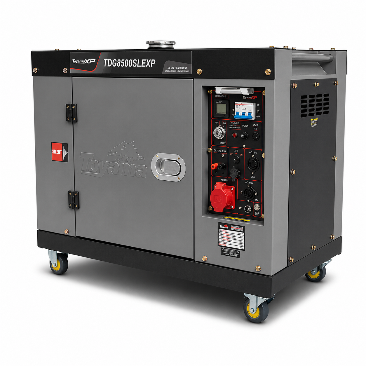 PLANTA ELECTRICA TDG8500SLEXP TOYAMA CABINADA 7000watt / Bifasico (SIN ATS)