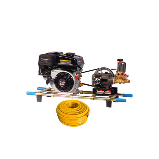 FUMIGADORA ESTACIONARIA TOYAMA - TPS45C / CHASIS REFORZADO, PROTECTOR DE CORREAS Y POLEA