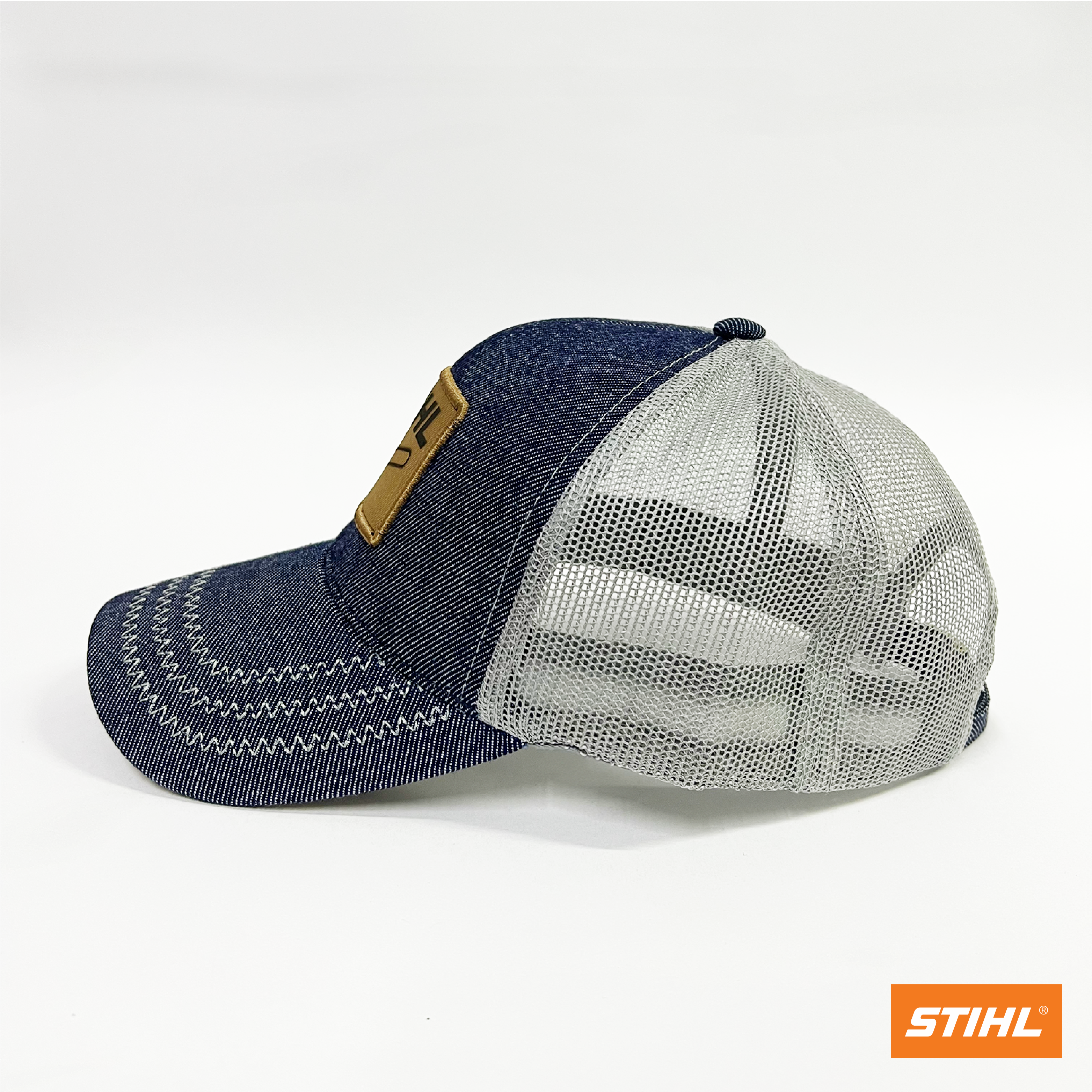 GORRA GRIS CON AZUL INDIGO STIHL - ORIGINAL