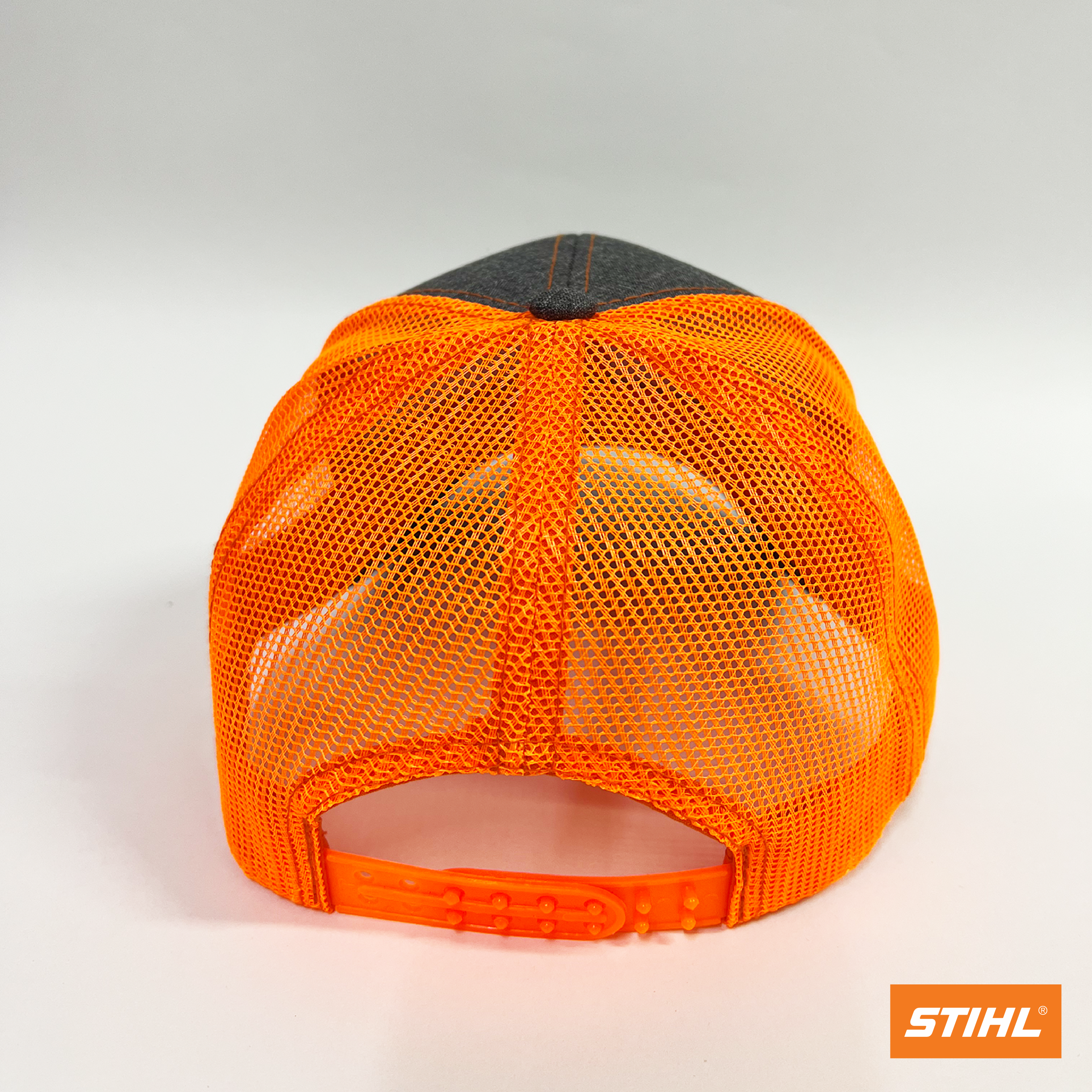 GORRA GRIS LINEAS NARANJAS STIHL - ORIGINAL