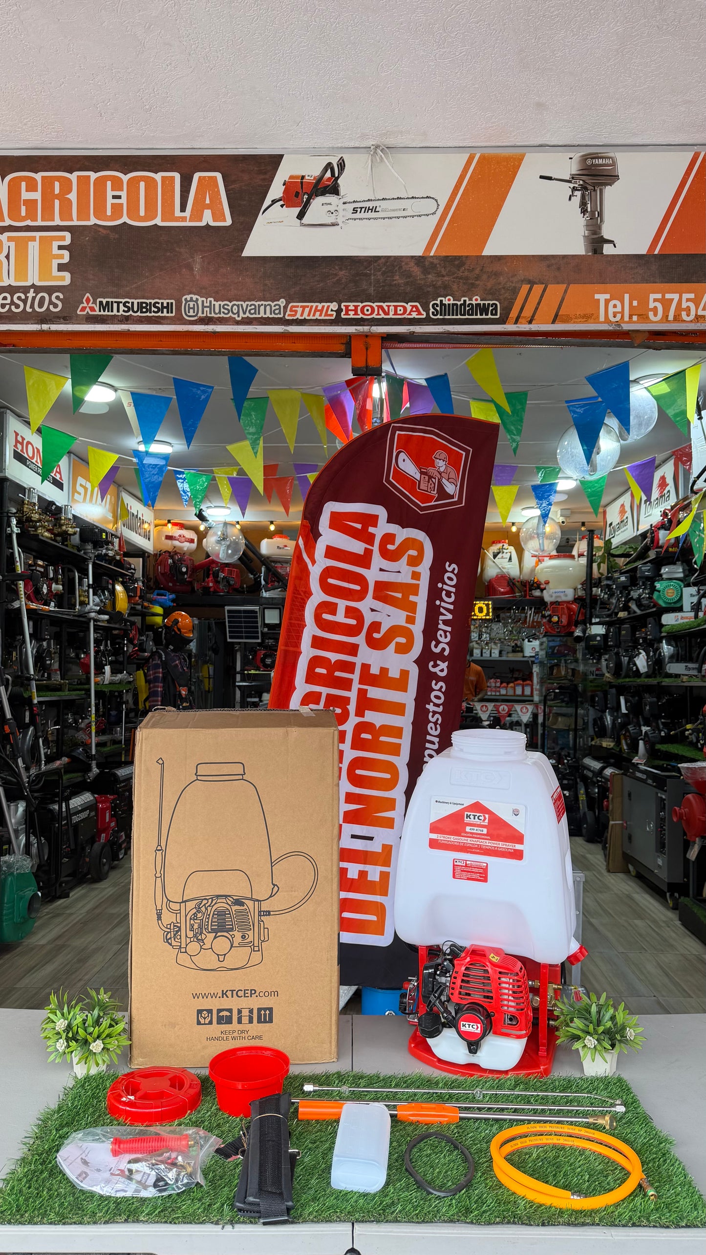 Fumigadora de Espalda KTC 1.5Hp 26cc 499-K768