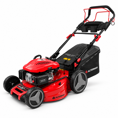 Cortacésped A Gasolina, Cuchilla 21″, Autopropulsada 4 En 1, Con Recolector