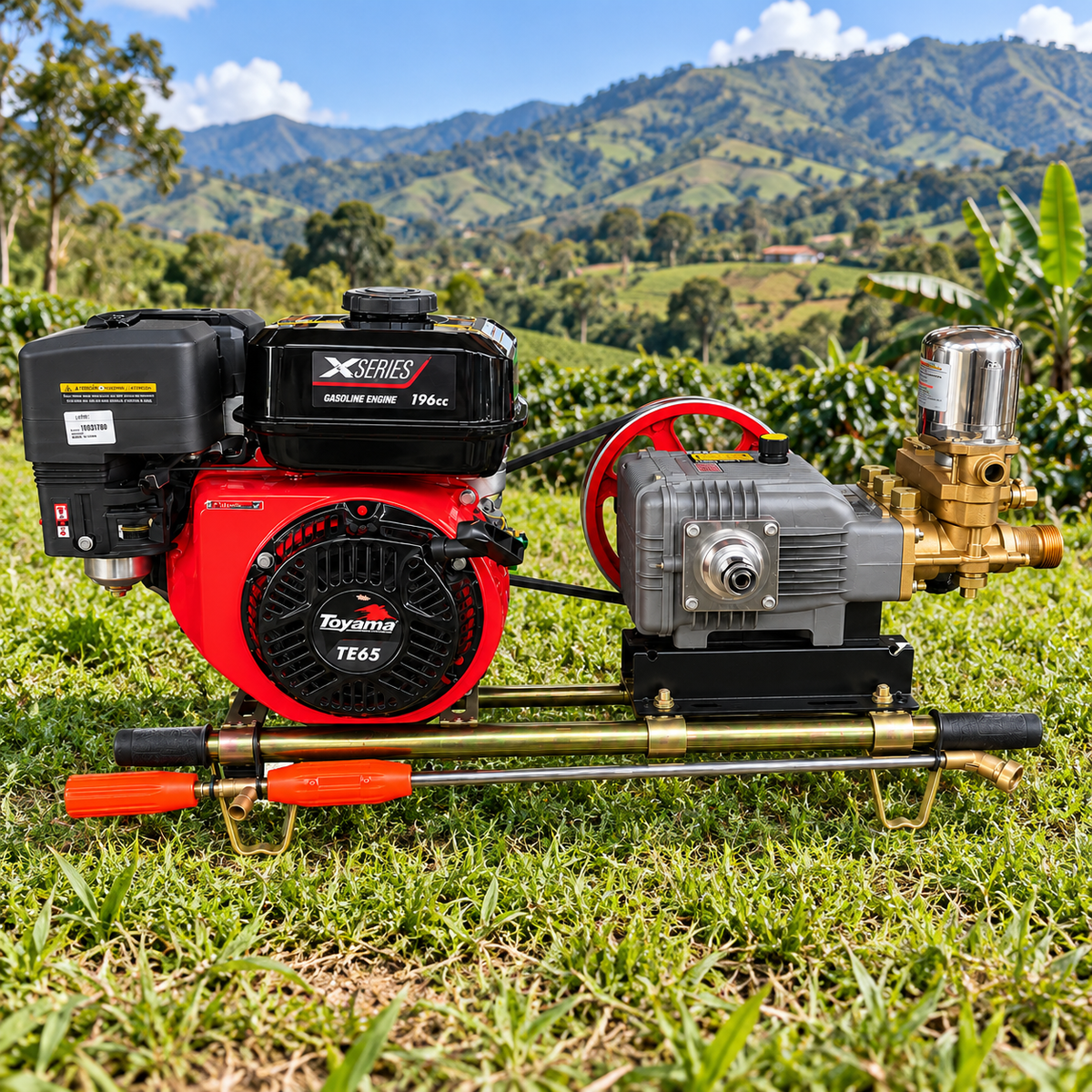 Estacionaria toyama Motor 6.5 HP bomba 45L