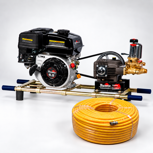 FUMIGADORA ESTACIONARIA CON CHASIS REFORZADO MOTOR 6.5 HP / TOYAMA TPS25C