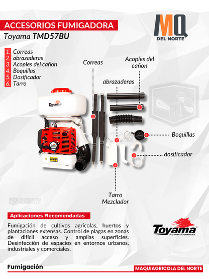 FUMIGADORA CAÑON TOYAMA - TMD57BU
