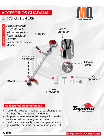 GUADAÑA TOYAMA - TBC43XR