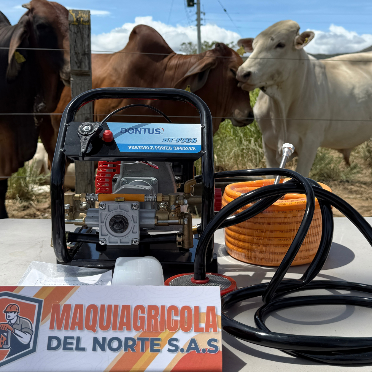 Fumigadora Portatil Dontus, lavaganado, DT-P768