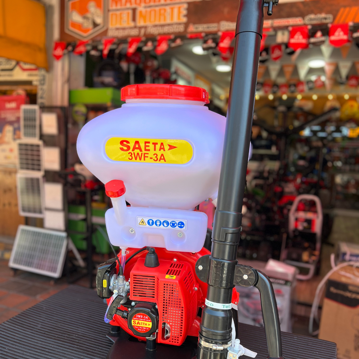 Fumigadora de Espalda a Motor SAETA 3WF3A