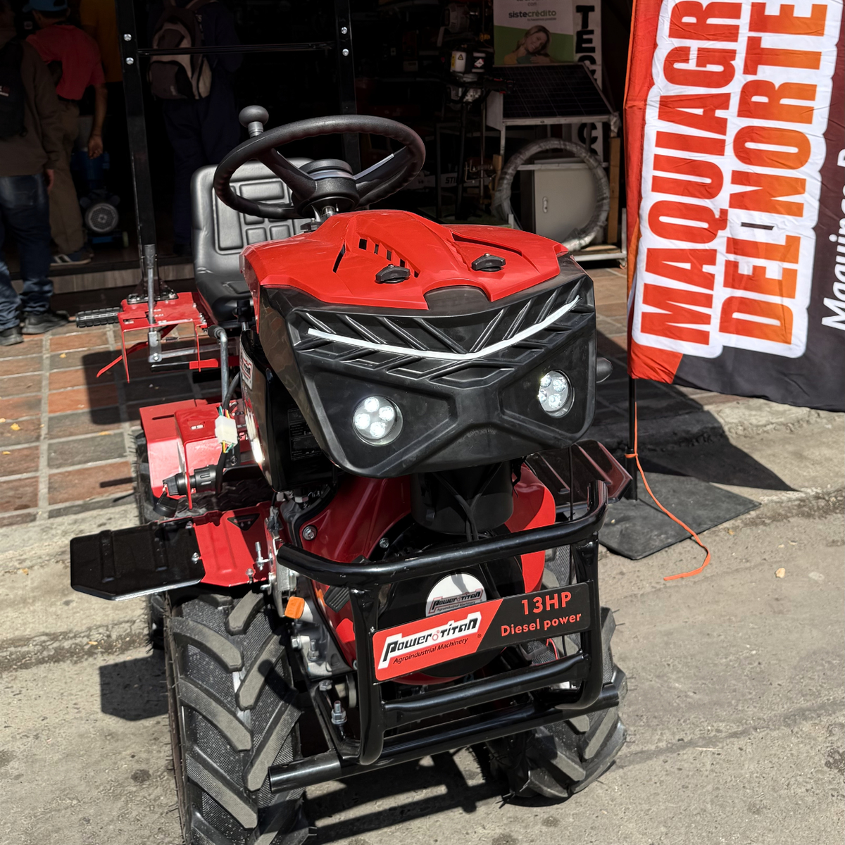 Minicultivador PowerTitan BD195E-4Drive 13Hp